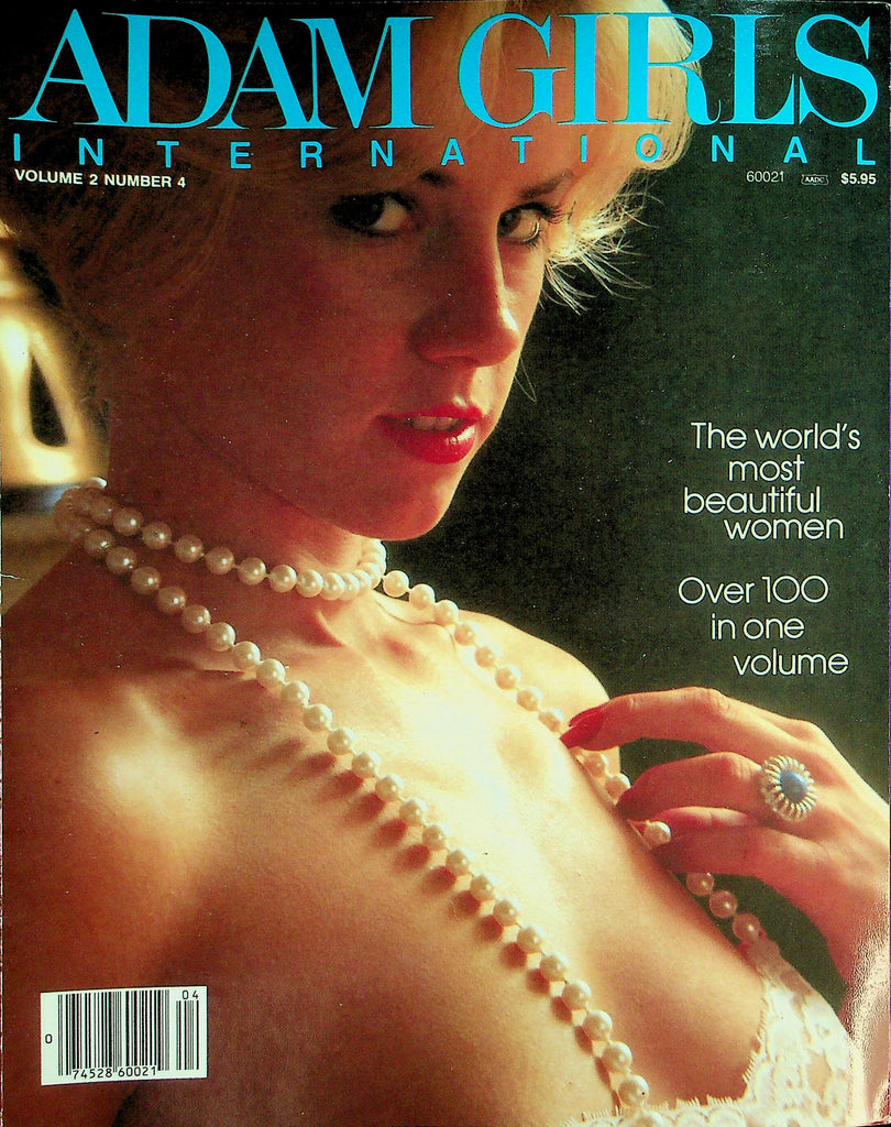 Adam Girls International Magazine  Over 100 World's Most Beautiful Women  vol.2  #4  1989   033026lmp