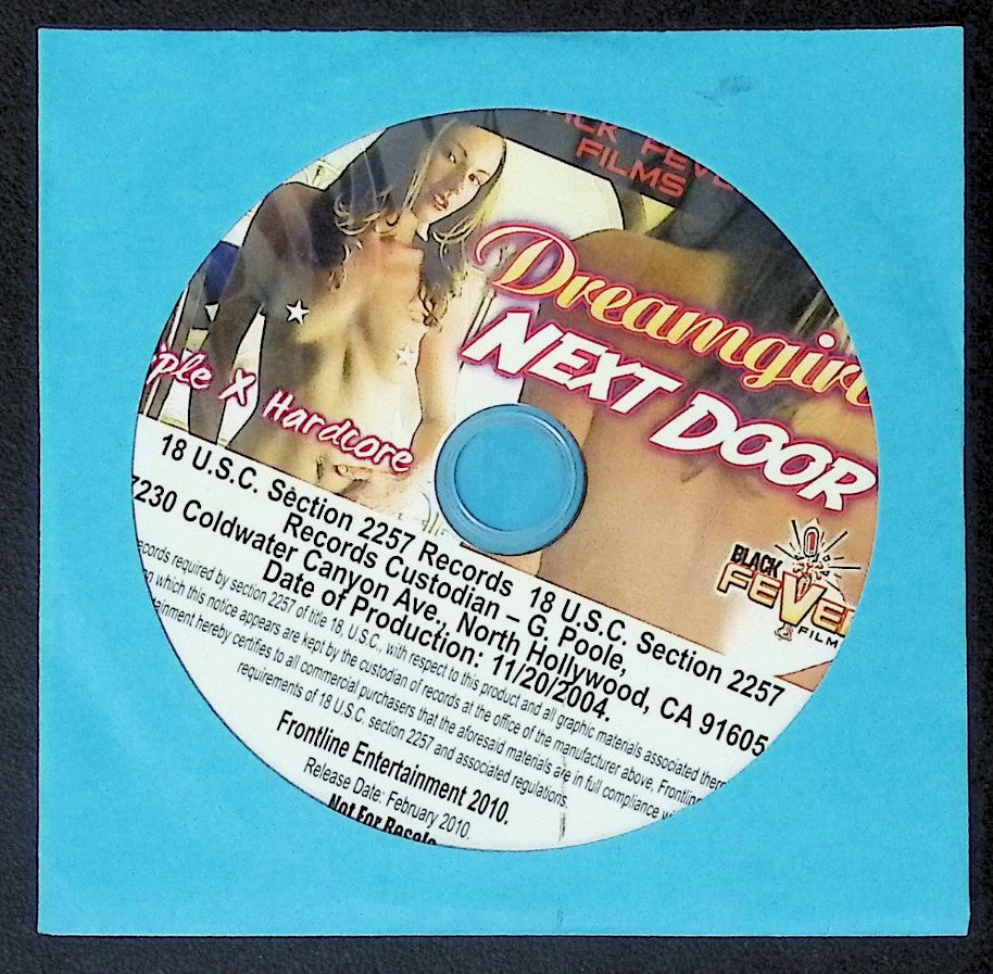 Dreamgirl Next Door Black Fever Films Adult DVD Frontline Entertainment 022026AKDVD-D13