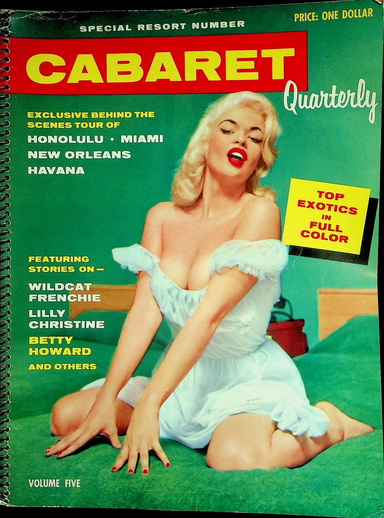 Cabaret Quarterly Magazine  Wildcat Frenchie, Lily Christine, Betty Howard & More!  vol.5 1956     050526lmp