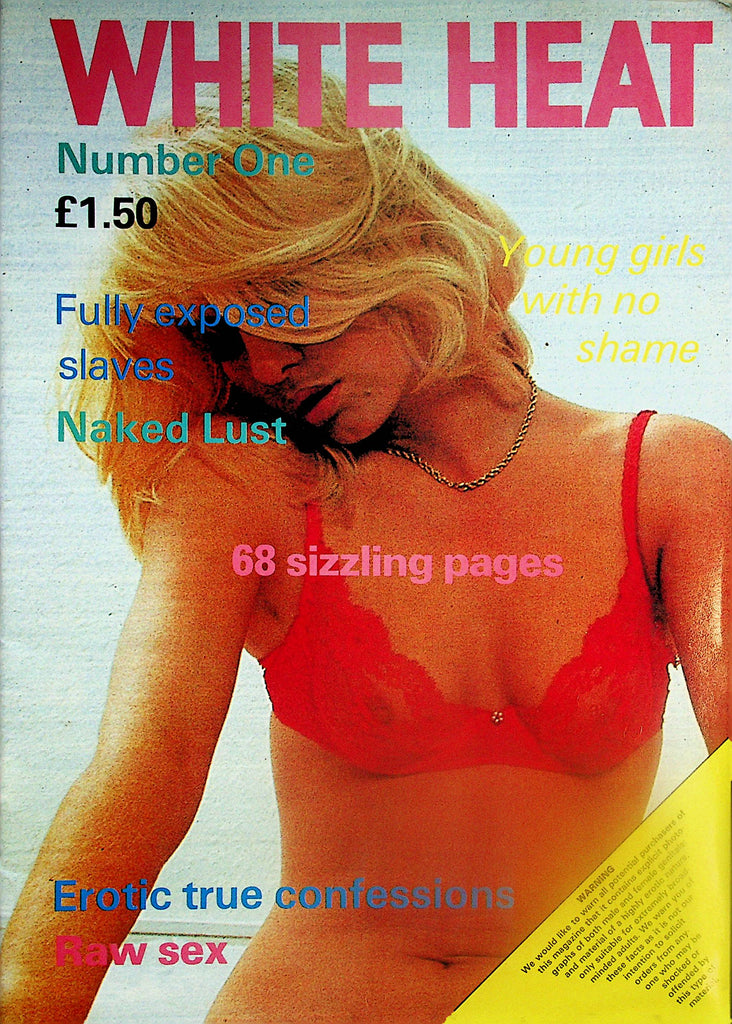White Heat Magazine  Naked Lust / Erotic True Confessions / Raw Sex  #1  1970's        073024lm-p