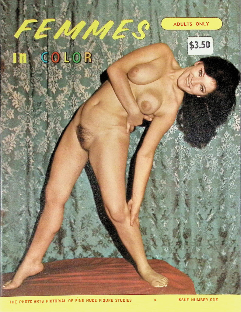 Femmes Magazine In Color 1960s Issue #1 Photo Arts Pictorial of Find Nude 090526LLP