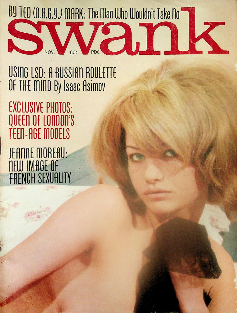Swank Magazine  Jeanne Moreau: New Image Of French Sexuality   November 1966  120225lmp