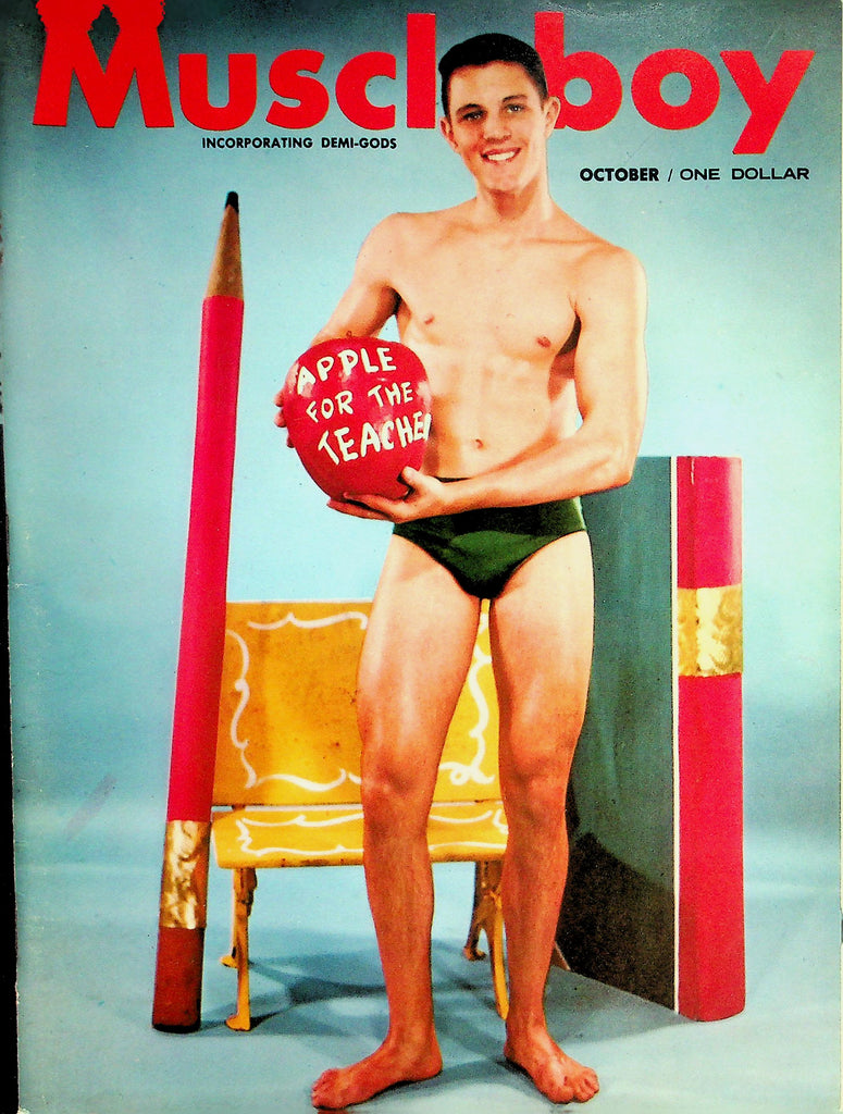 Muscleboy Men's Gay Interest 18+ Magazine  Sexy Muscle Models - Cover Guy Michael North  October 1963  102226lmp-GSC