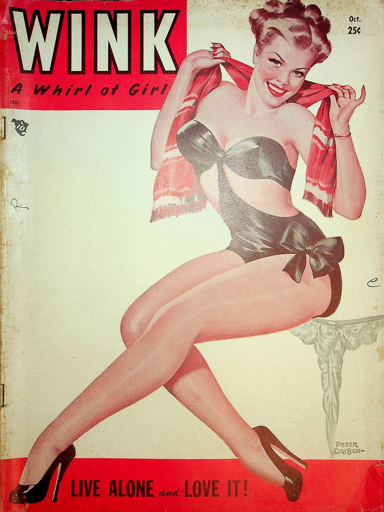 Wink Vintage Magazine  Betty Pagie  October 1954  072226lmp-GSC