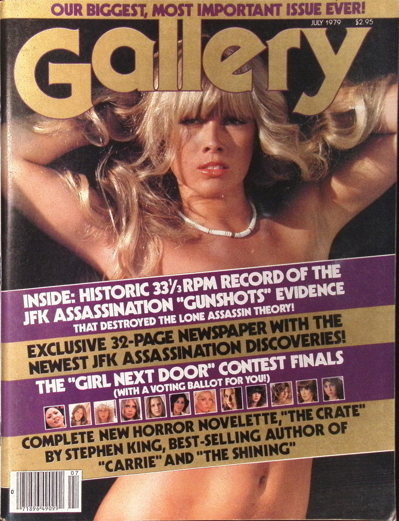 Gallery Magazine Stephen King The Crate JFK Assassination Record July 1979 090126AMP-