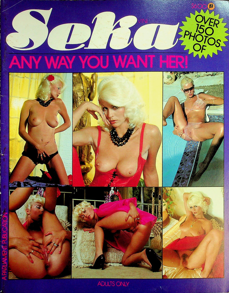 Seka Magazine  Any Way You Want Her!   Over 150 Photos!  vol.1 #1 1980   Parliament Publication      050526lmp