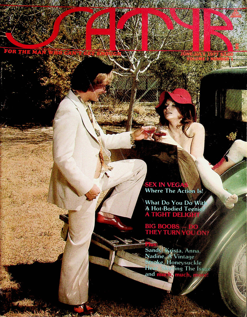 Satyr Magazine    Sex In Vegas / A Tight Delight  vol.1 #1  June 1977      092123lm-p2