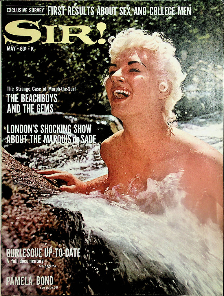 Sir! Magazine   Pamela Bond / The Beachboys And The Gems  May 1965  041224lm-p