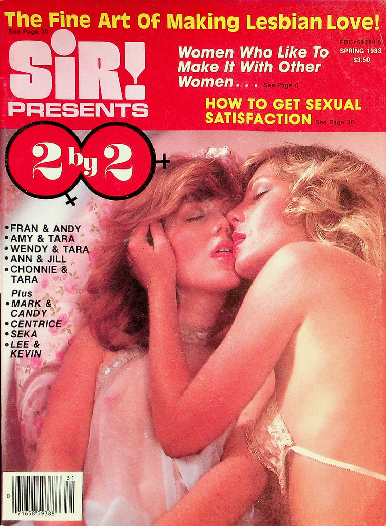 Sir! Presents 2 by 2 Lesbian Magazine   Seka / How To Get Sexual Satisfaction  Spring 1983     012826lmp