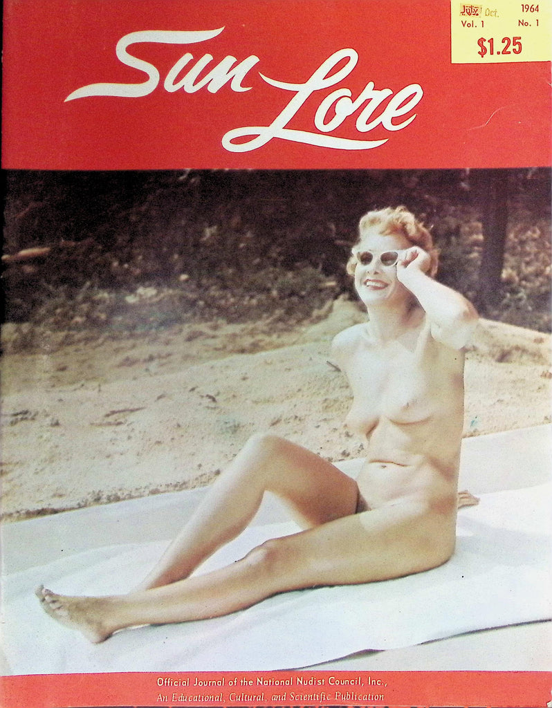 Sun Lore Nudist Magazine 1964 Vol 1 #1 Nudism in Distraught World  100226LLP