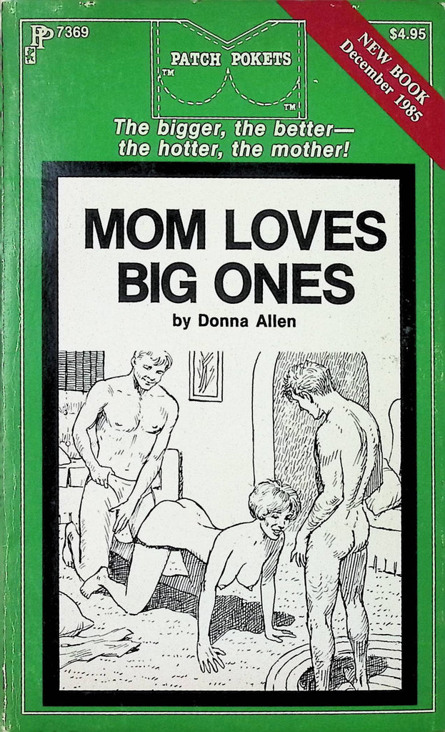 Mom Loves Big Ones by Donna Allen PP7369 December 1985 Patch Pokets Book Adult Paperback Novel-091224AMP