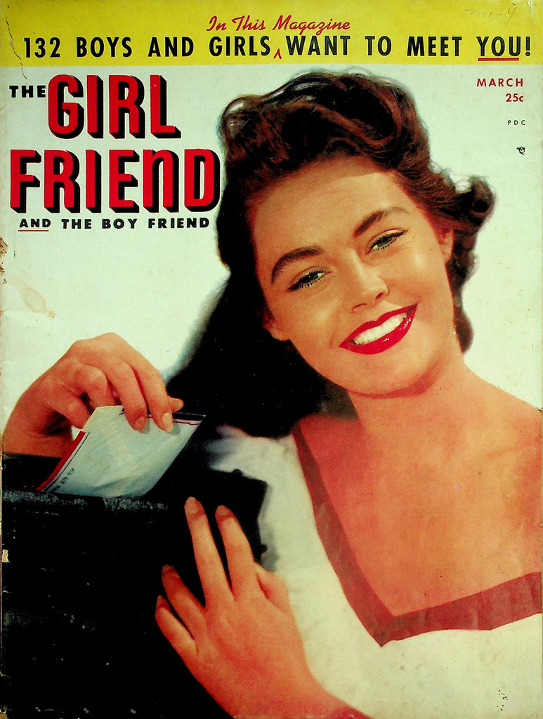 The Girl Friend And The Boy Friend Magazine  March 1952  020826lmp