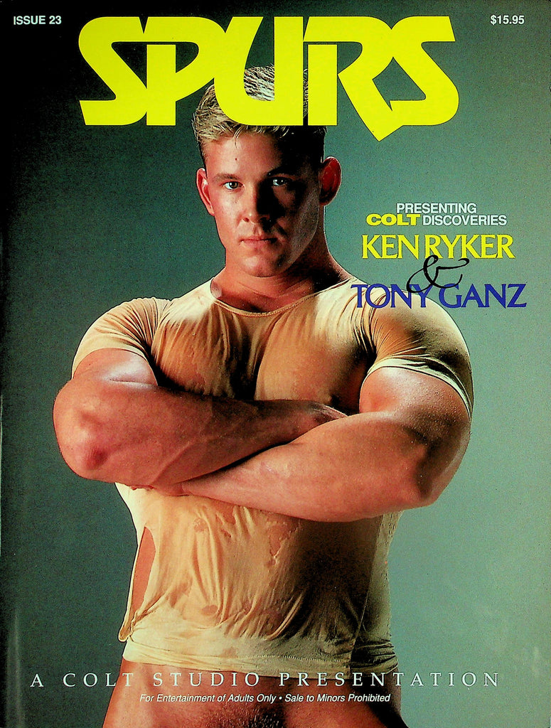 Spurs Gay Magazine  Presenting Ken Ryker & Tony Ganz  #23  1996  Colt Studio   041526lmp