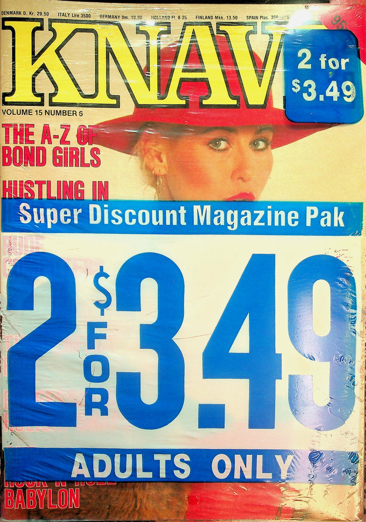 Lot Of 3 Magazines : Knave, Darling & Mystery Title!  1980's New/Sealed  081926lmp-GSC