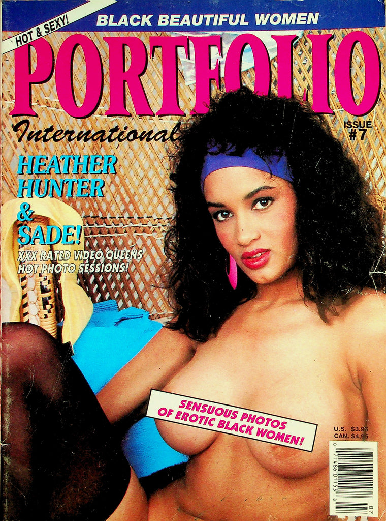 Portfolio International Magazine  Black Beautiful Women: Heather Hunter & Sade  #7  1991     022026lmp