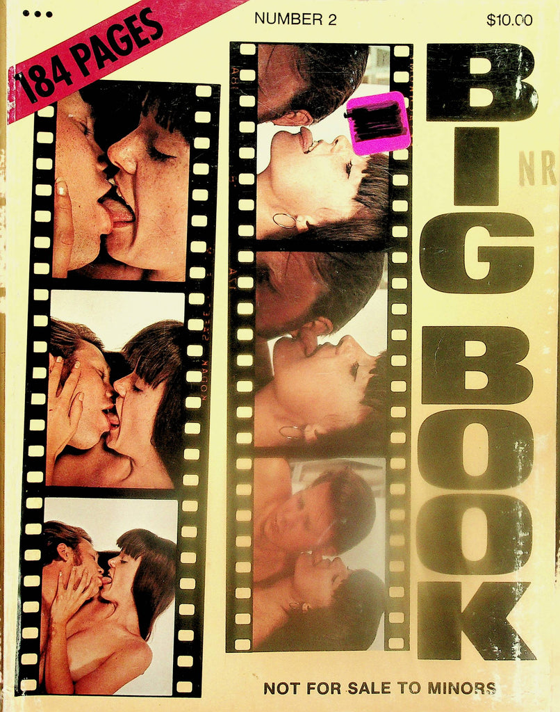 Big Book Magazine  Frolicking Threesome / Lovers and Lip Service  #2  1970's  184 Pages!!   101725lm-p