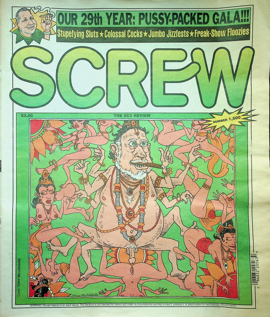 Screw Newspaper  Our 29th Year: Pussy-Packed Gala!   #1501  December 1 , 1997    010626lmp2