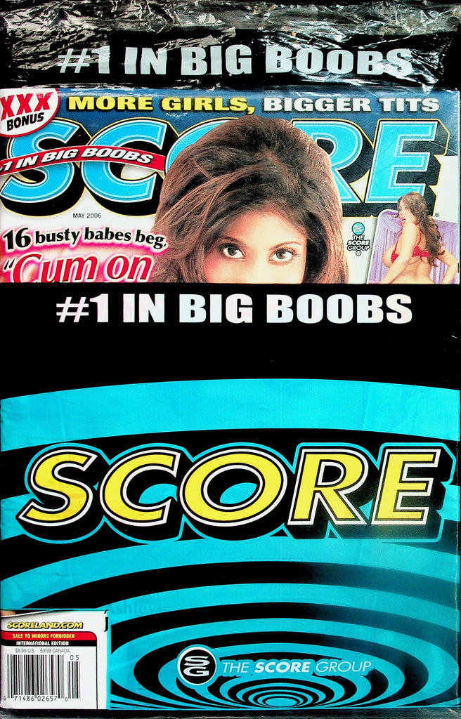 Score Magazine Covergirl Ashley Juggs / Justa Dream and More! May 2006 New/Sealed  073025lm-p