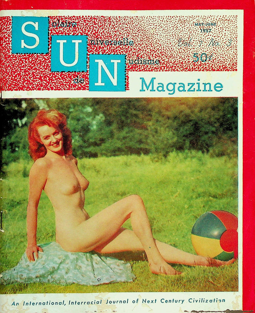 Sun Nudist Magazine    Nudism: Faith Of The Future  vol.7 #3  May 1957       010326lmp
