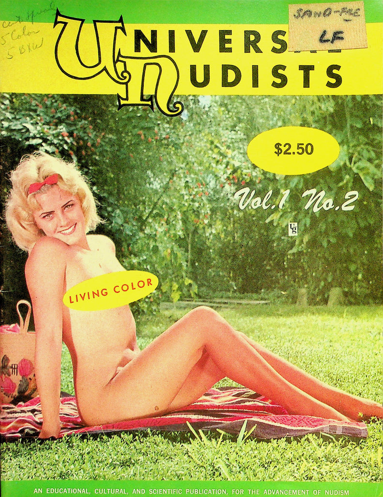 Univsal Nudists Magazine  Beautiful Nudists Pictures!  vol.1 #2  1960    080126lmp-GSC
