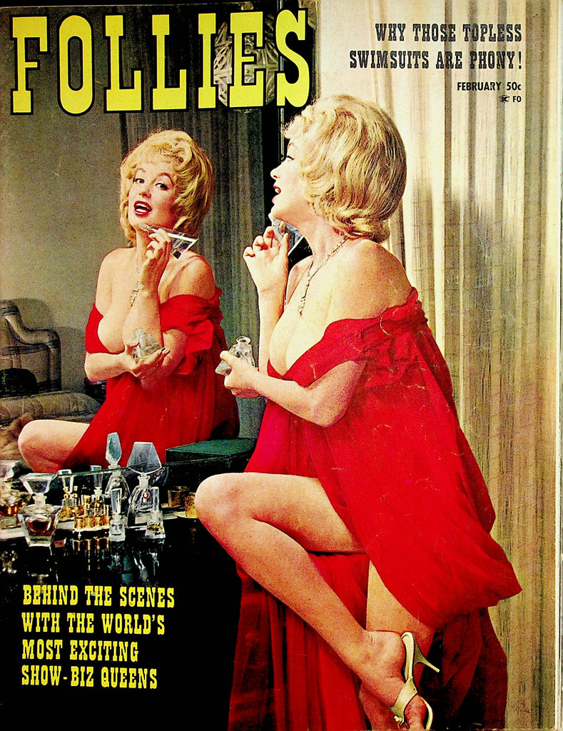 Follies Vintage Magazine   Centerfold Girl Myrna Taylor  1965     051123lm-p