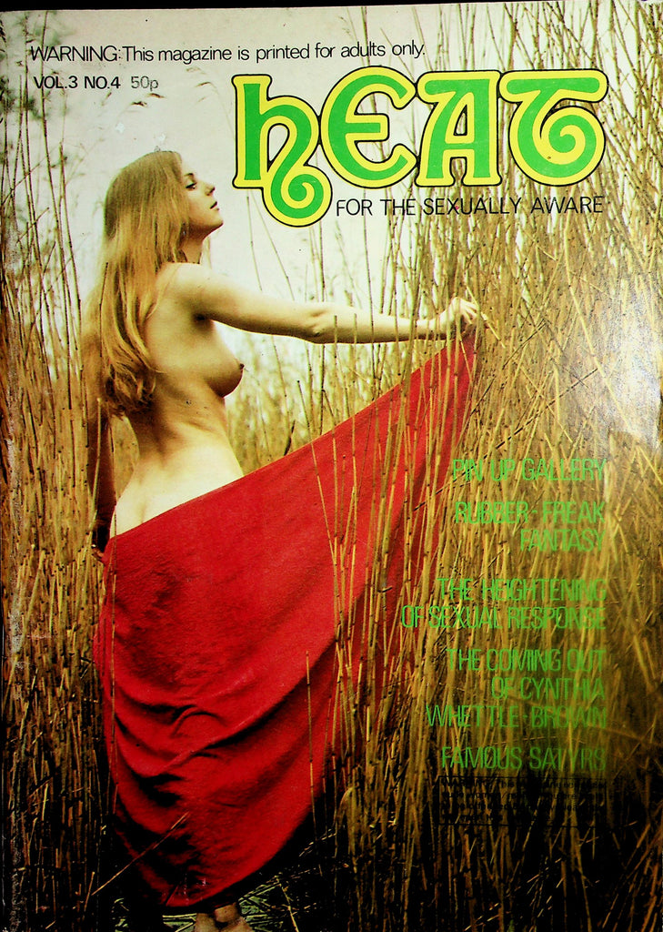 Heat Magazine  Pin Up Gallery / The Coming Out Of Cynthia Whettle Brown  vol.3 #4  1970's    110725lm-p