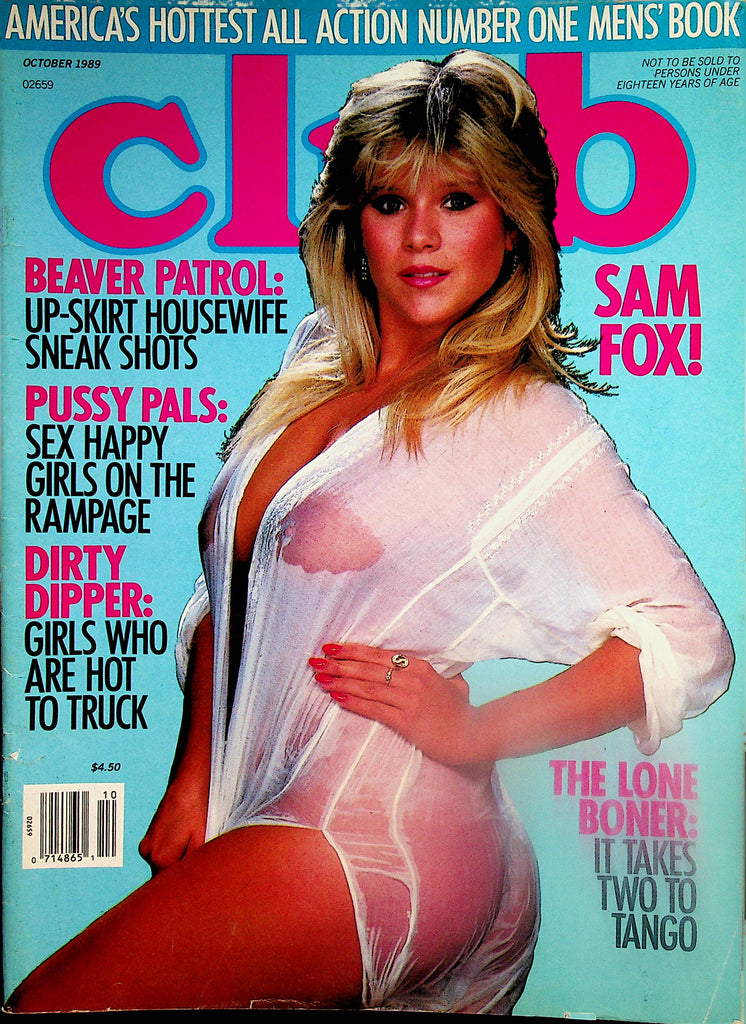 Club Magazine Covergirl Samantha Fox  October 1989  Paul Raymond    051724lm-p