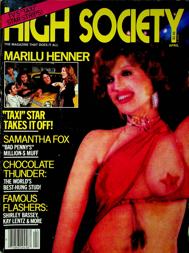 High Society Magazine Marilu Henner & Samantha Fox April 1980 071823RP
