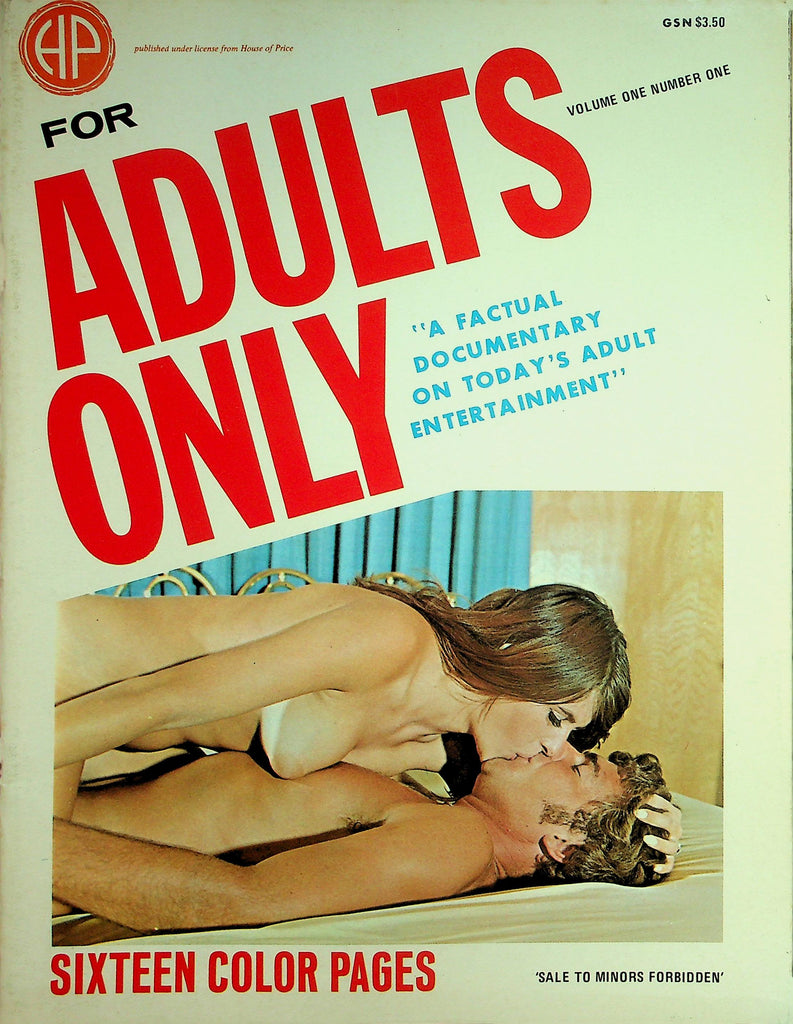 For Adults Only Magazine  Sexual Freedom In Denmark  vol.1 #1 1971    091626lmp-GSC