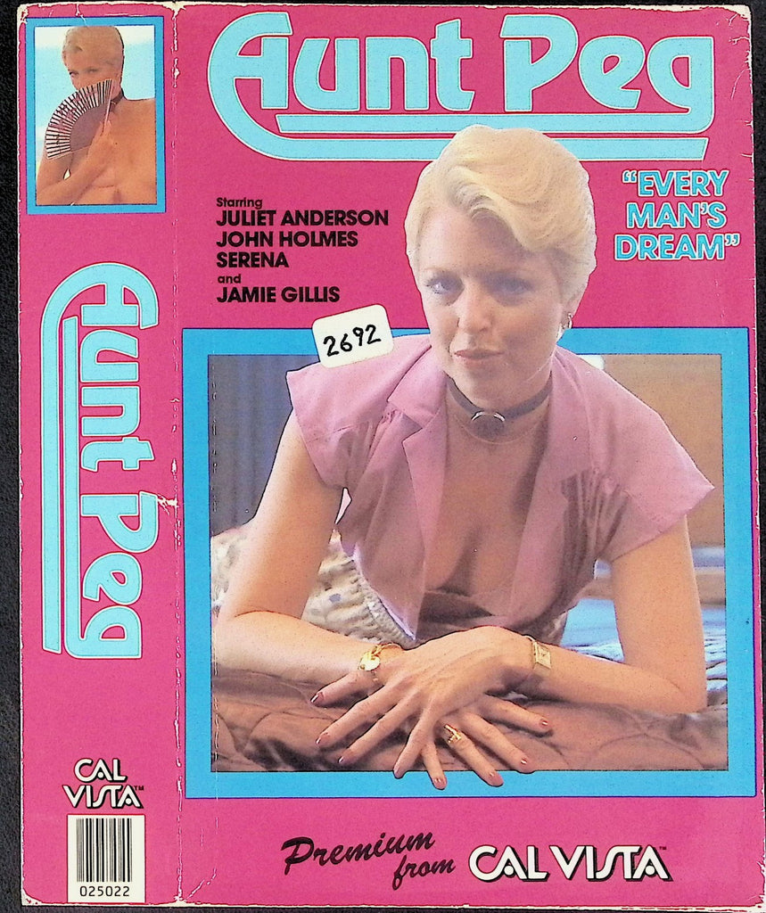 Aunt Peg with Juliet Anderson John Holmes Jamie Gillis Adult VHS Cal Vista 042426AKVHS