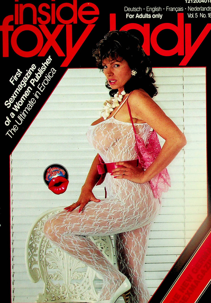 Inside Foxy Lady International Digest  Centerfold Girl Marcella  vol.5 #18  1986   051525lm-p
