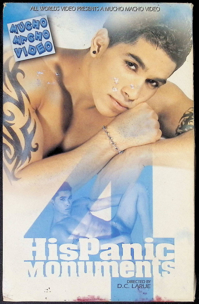 Hispanic Monuments #4  Chino C Note Anthony All Worlds Video Gay VHS 1998 092724JKVHS3