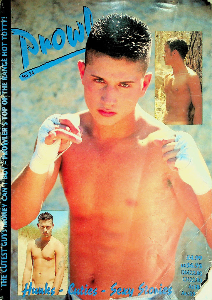 Prowl Gay Magazine  Cover Guy Brandon Castillo  #34 1995  011726lmp