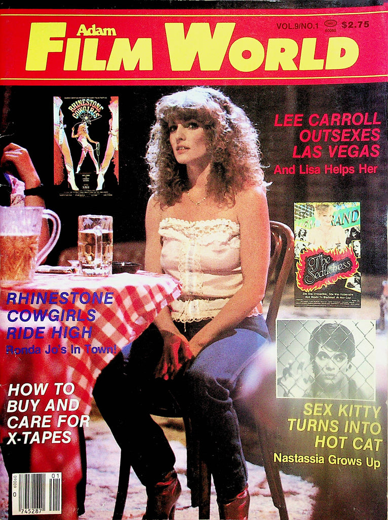 Adam Film World Magazine  Rhinestone Cowgirls Ride High - Ronda Jo / Lee Caroll & Lisa DeLeeuw  vol.9 #1  1982   063024lm-p