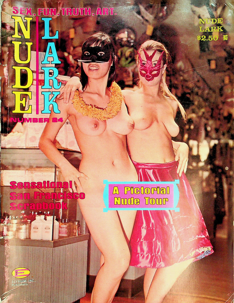 Nude Lark Nudist Magazine  Sensational San Fransico Scrapbook  #24 1968   Elysium  071226lmp-GSC