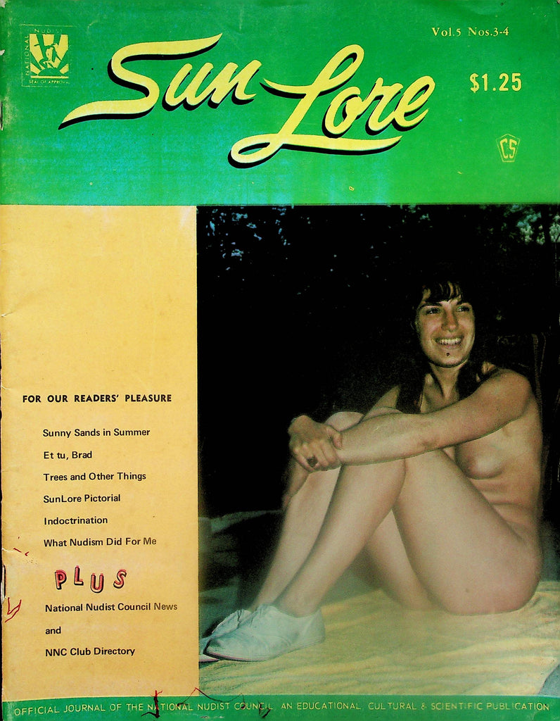 Sun Lore Nudist Magazine   Sunny Sands In Summer  vol.5 #3-4  1960's       102825lm-p2
