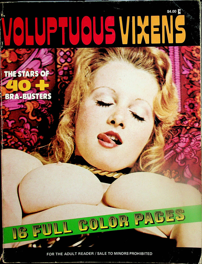 Voluptuous Vixens Magazine  Candy Samples, Uschi Digard, Karen Brown  1973   Delta Publication    022324lm-p