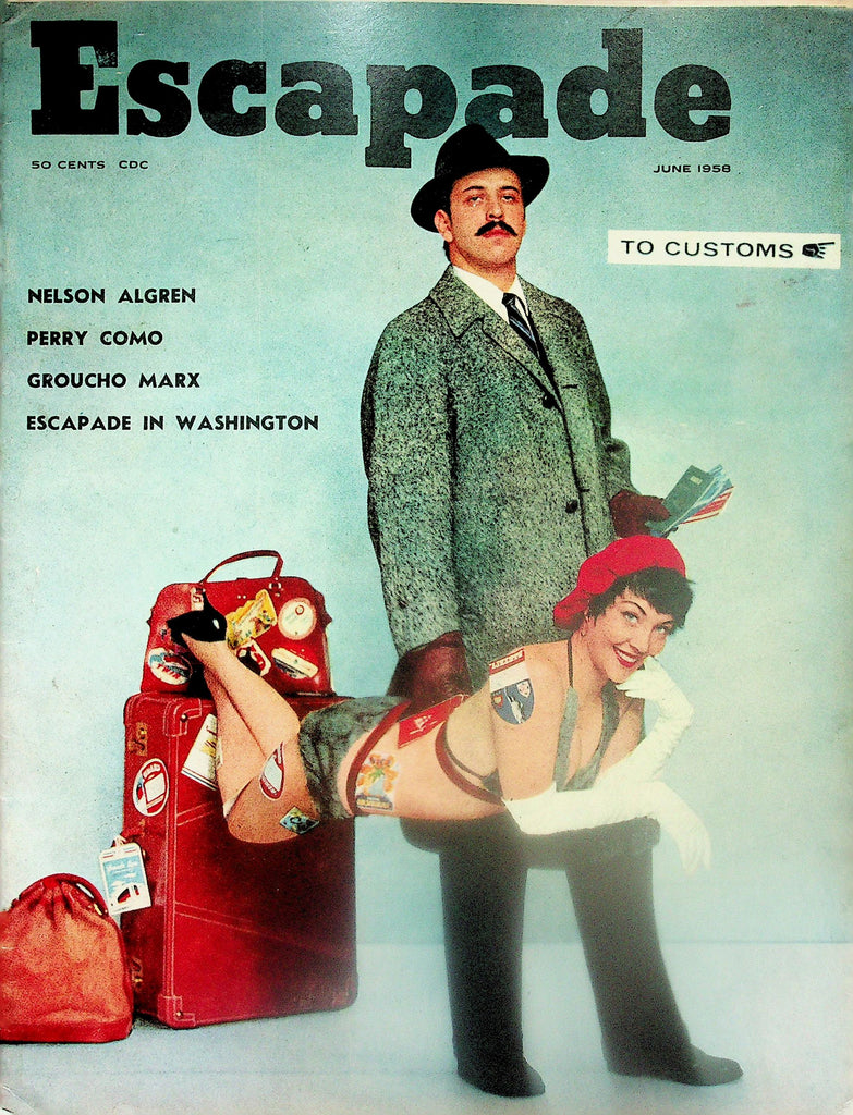 Escapade Magazine   Perry Como / Groucho Marx / Centerfold Lisa Varga   June 1985  113025lmp