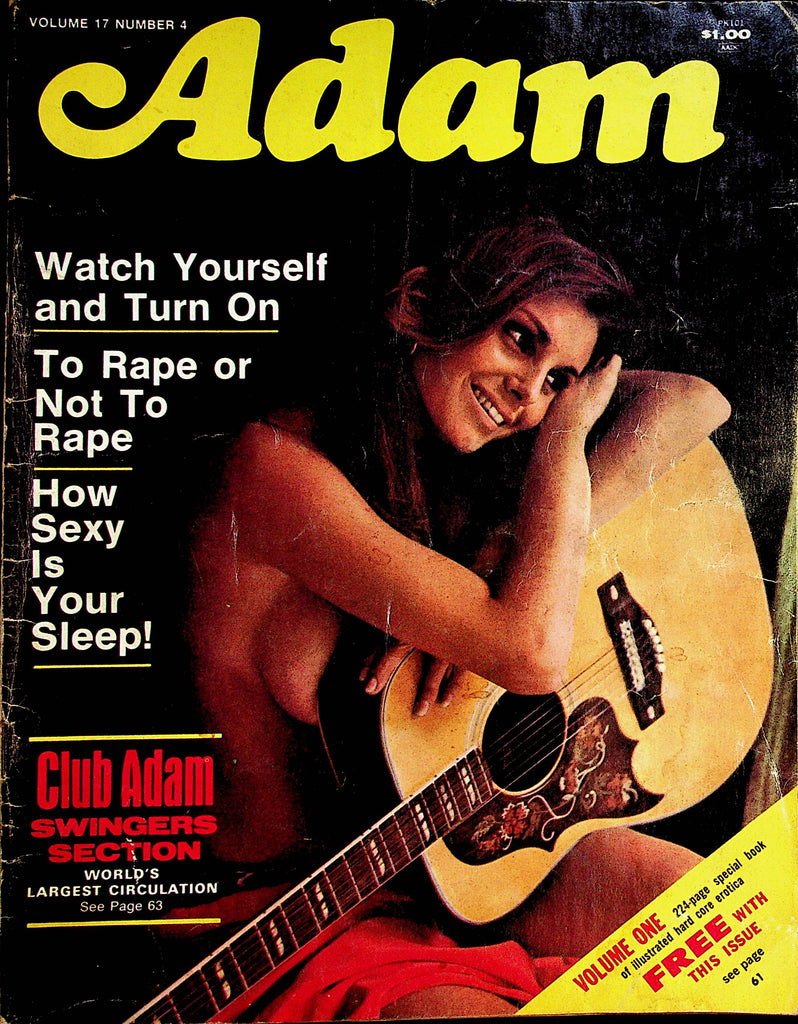 Adam Busty Vintage Magazine  Centerfold Girl Meg  vol.17 #4  1973     051323lm-p