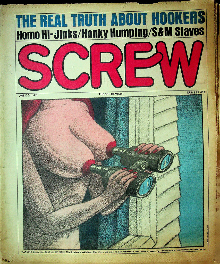 Screw Men's Newspaper S&M No.439 August 1 1977 061224OSRP