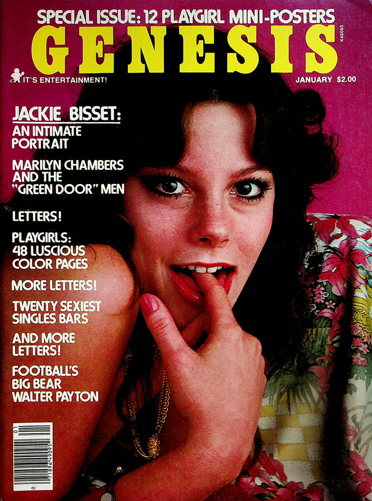 Genesis Magazine  Special Issue: 12 Playgirl Mini-Posters / Jackie Bisset  January 1978   060724lm-p