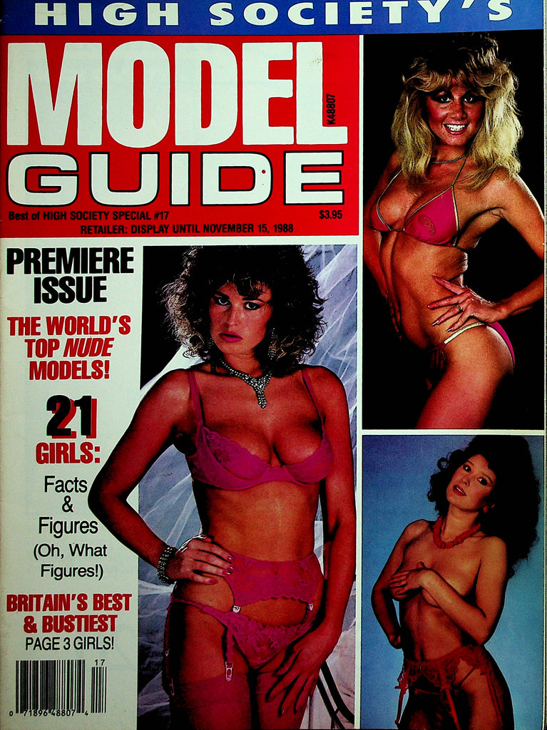 High Society's Model Guide Magazine Premiere Issue!  Debee Ashby - Busty British Babes  #17 1988       021925lm-p