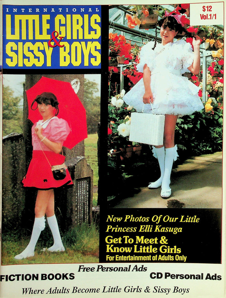 International Little Girls & Sissy Boys Crossdressing Magazine  18+  vol.1 #1  1980's   062026lmp-GSC