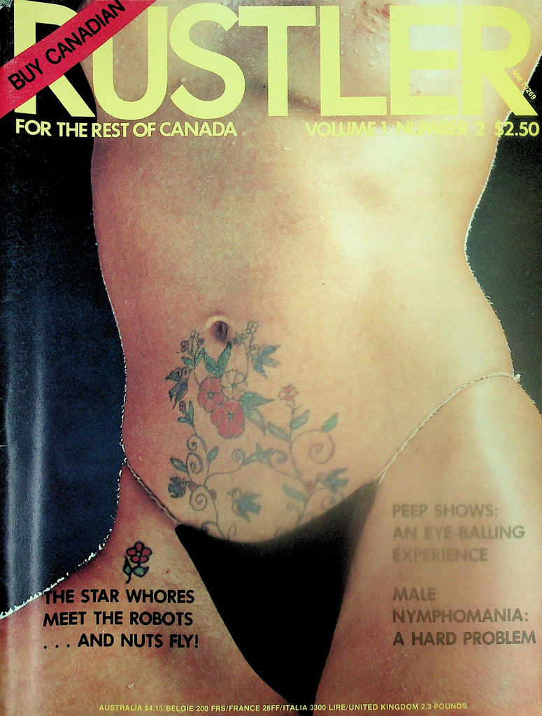 Rustler Canadian Magazine  Centerfold Girl Karen  vol.1 #2  1970's    111825lm-p