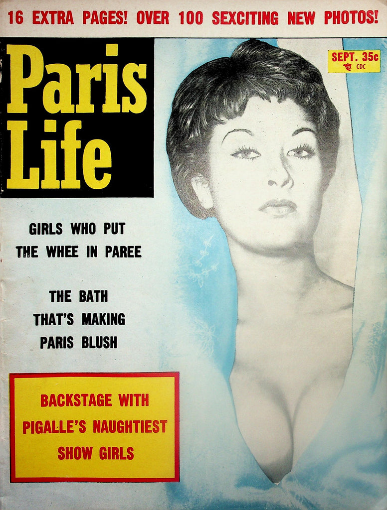 Paris Life Magazine  Backstage With Pigalle's Naughtiest Show Girls  September 1957    111625lm-p