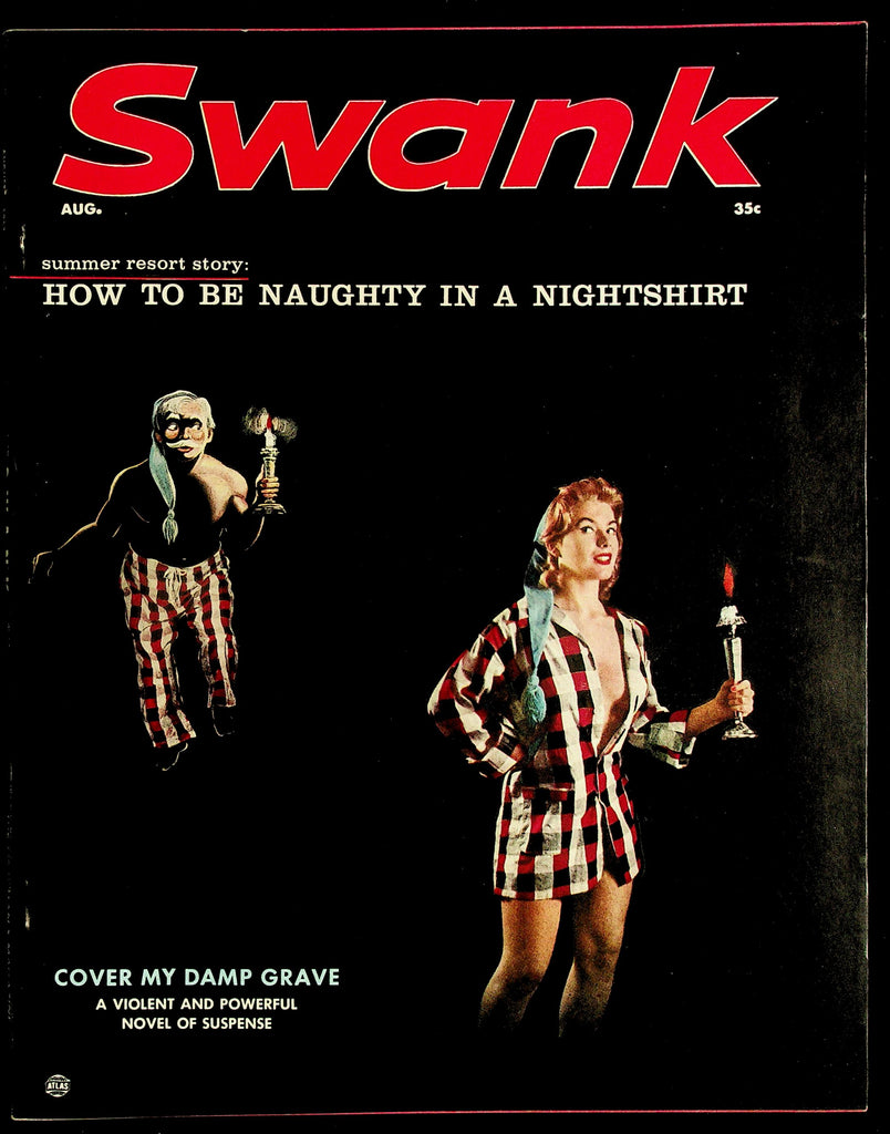 Swank Adult Magazine V4, #3 Aug. 1957 Cover My Damp Grave 083126hrp-22