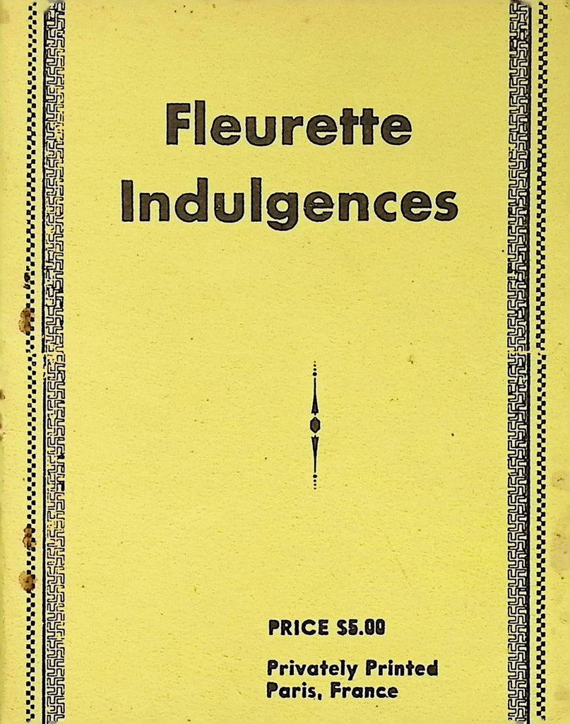 Fleurette Indulgences Privately Printed in France 1960s/70s 32pgs English Adult Paperback Digest sized Mini Booklet 081924AMP