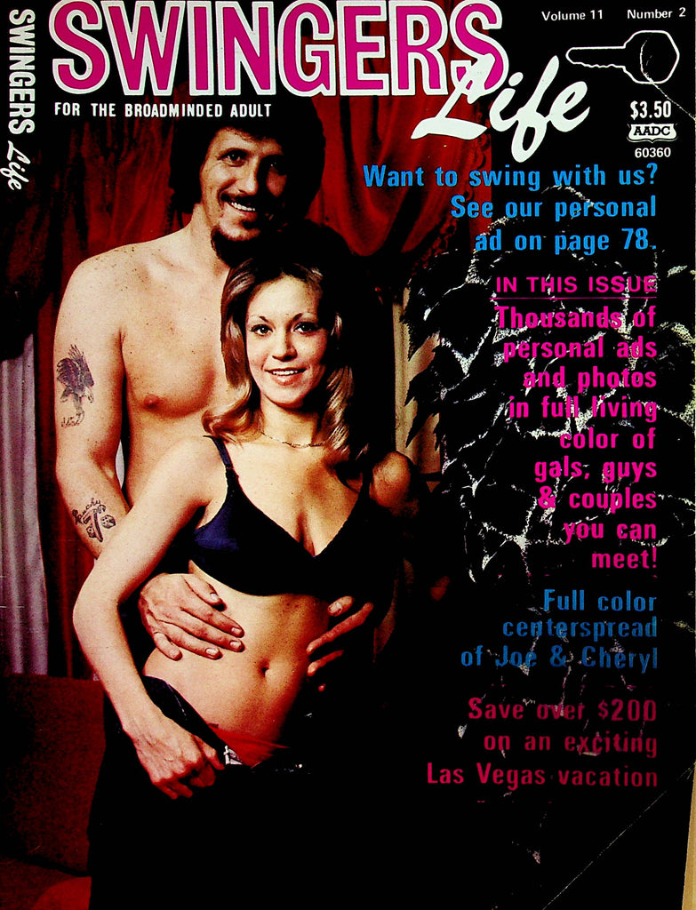 Swingers Life Contact Magazine  Personal Ads and Photos Gals, Guys and Couples w/ Centerfold      vol.11 #2  1976    032924lm-p2