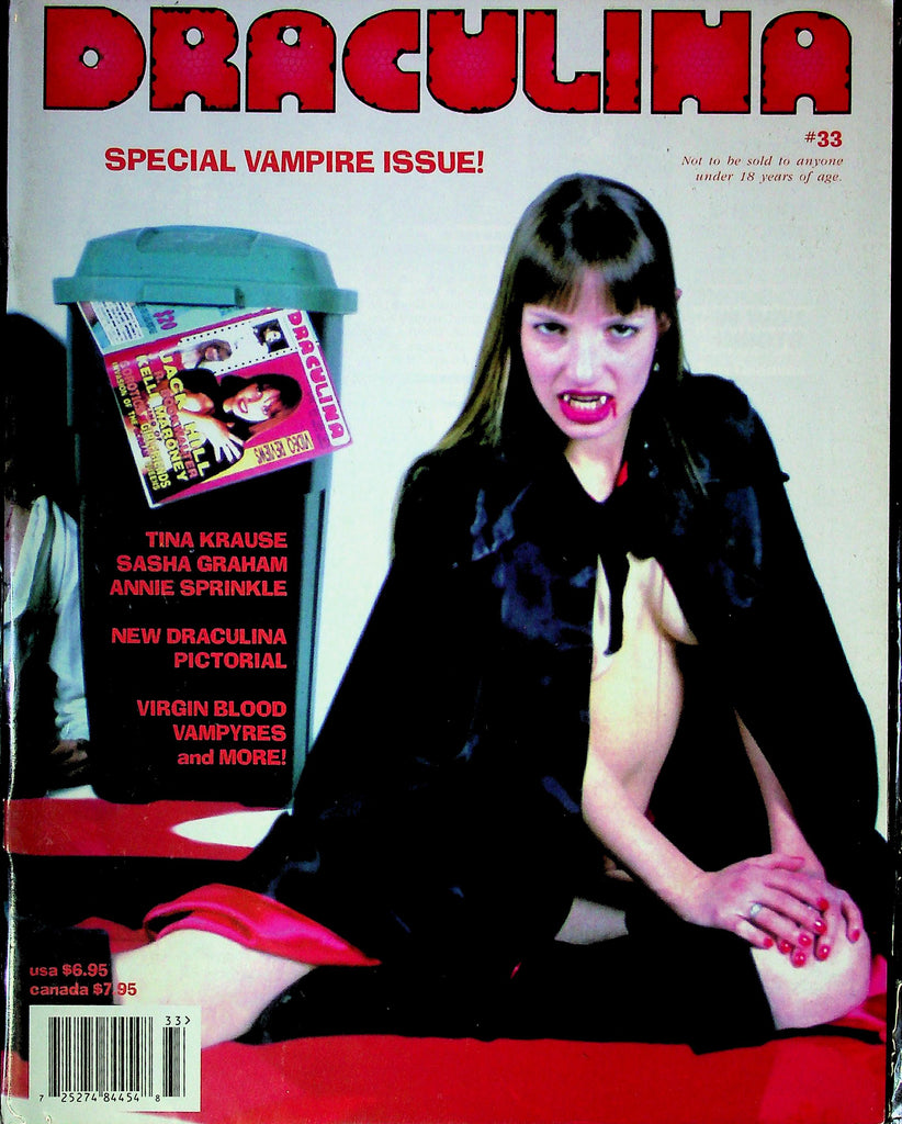 Draculina Magazine Special Vampire Issue Ft. Tina Krause & Sasha Graham Issue No.33 072325RP-