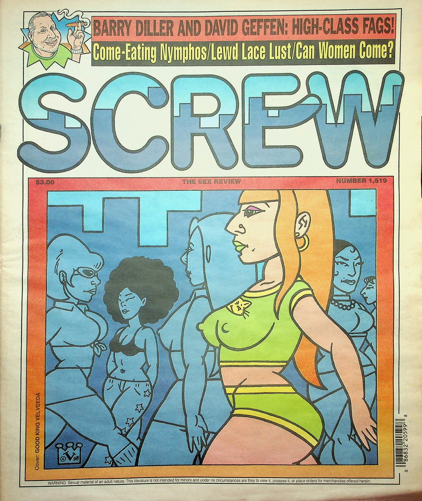 Screw Newspaper   Cum-Eating Nymphos / Lewd Lace Lust   #1519  April 13, 1998   010526lmp